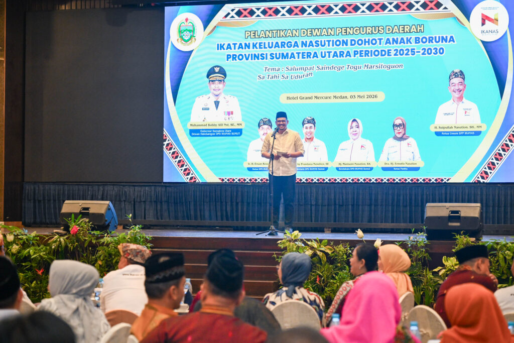 Pelantikan IKANAS Sumut, Bobby Nasution Tekankan Tiga Kunci Organisasi Maju
