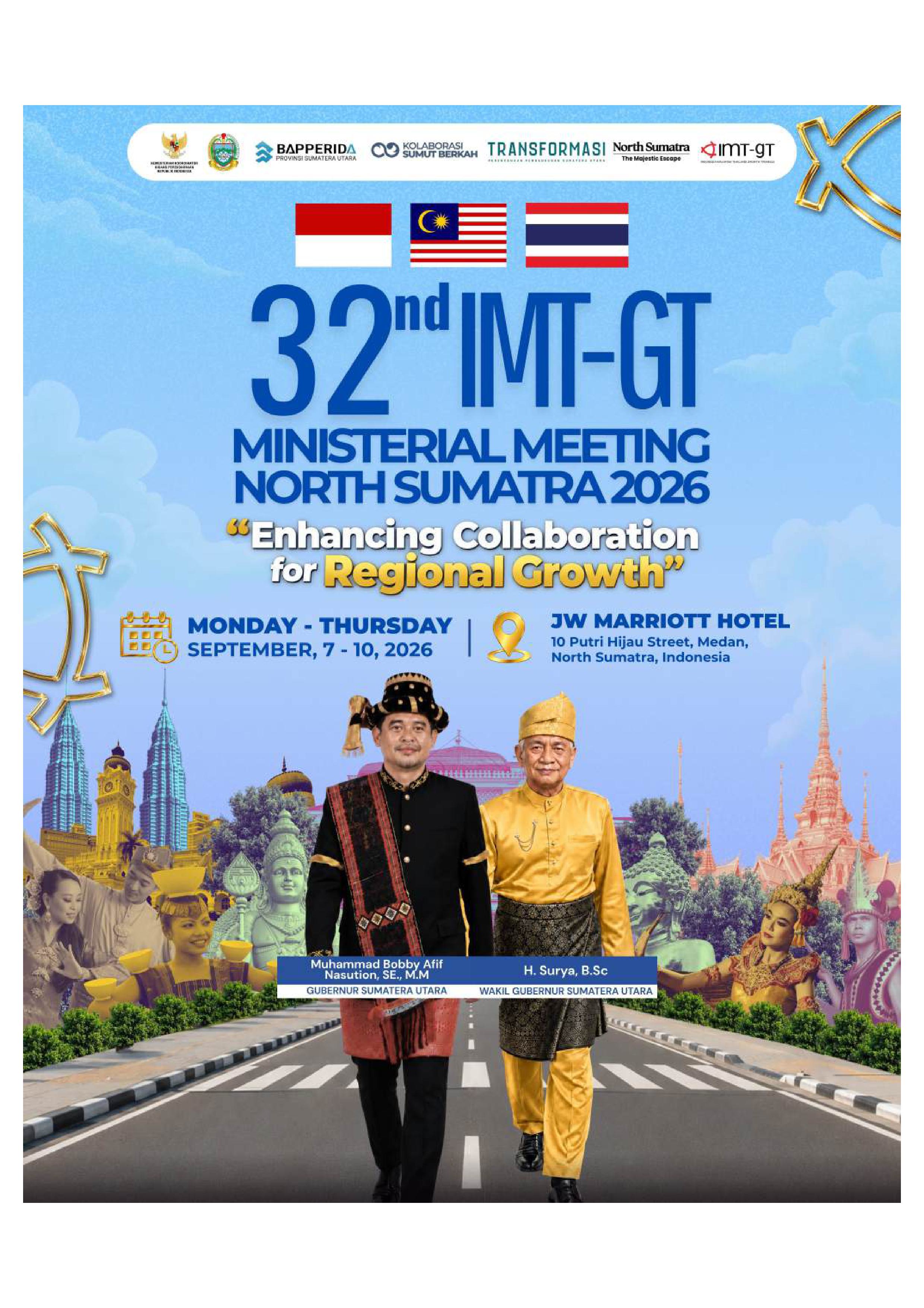32nd IMT-GT Ministerial Meeting North Sumatera 2026