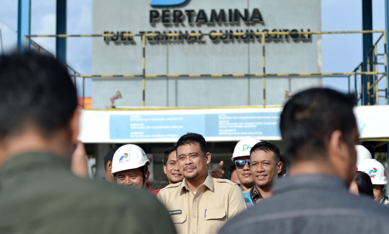 Pastikan Pasokan BBM Aman Jelang Nataru, Bobby Nasution Tinjau Fuel Terminal Pertamina di Gunungsitoli