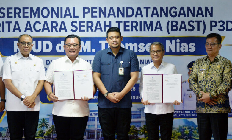 Serah Terima RSUD Thomsen Nias, Bobby Nasution Tekankan Peningkatan Layanan Kesehatan Masyarakat